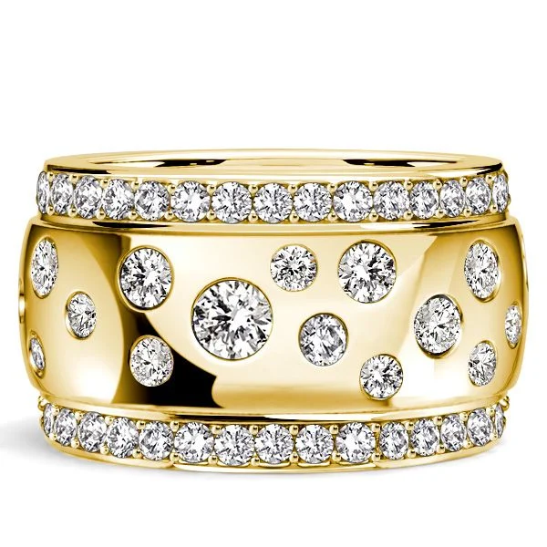 multi row flush set waterfall white sapphire eternity band for women multi row flush set waterfall white sapphire eternity band for women