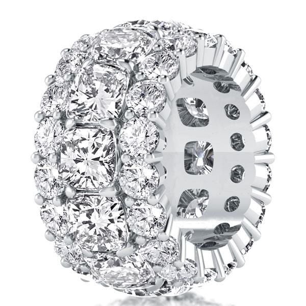 eternity cushion cut wedding band for women eternity cushion cut wedding band for women