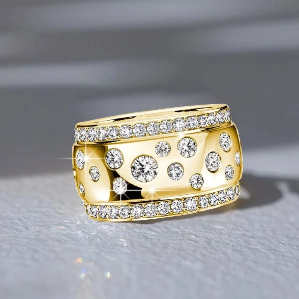 multi row flush set waterfall white sapphire eternity band for women multi row flush set waterfall white sapphire eternity band for women